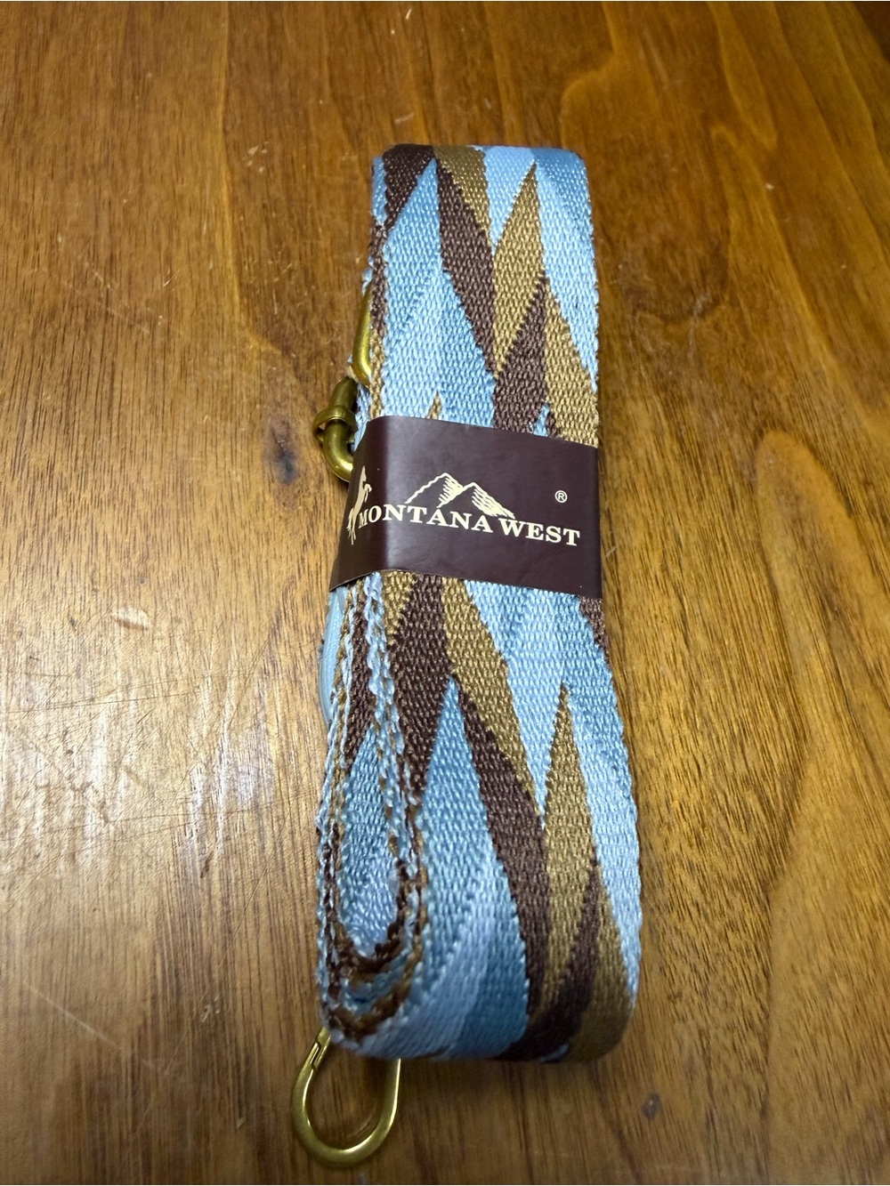Montana West Purse Strap Adjustable Crossbody Southwestern Blue Brown